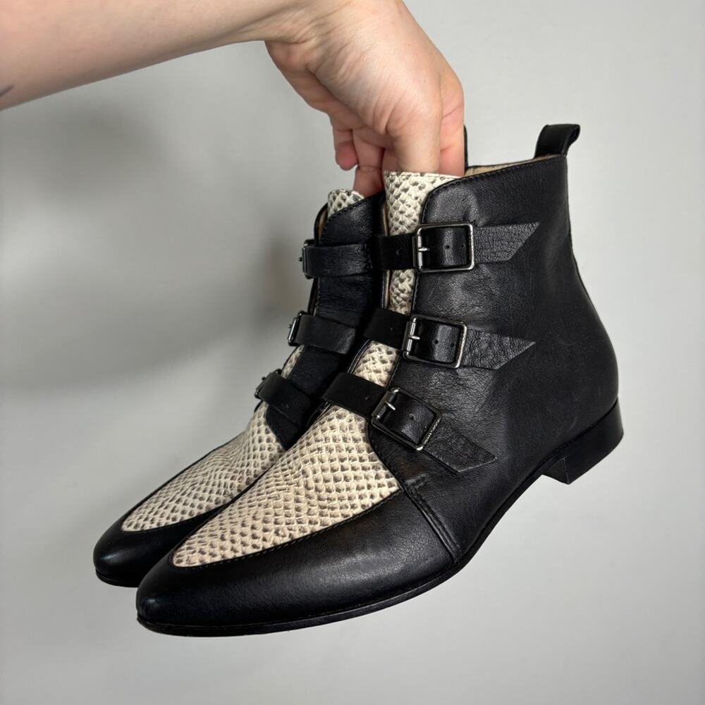 Jimmy Choo Python Marlin Texture Boot - Picture 8 of 10
